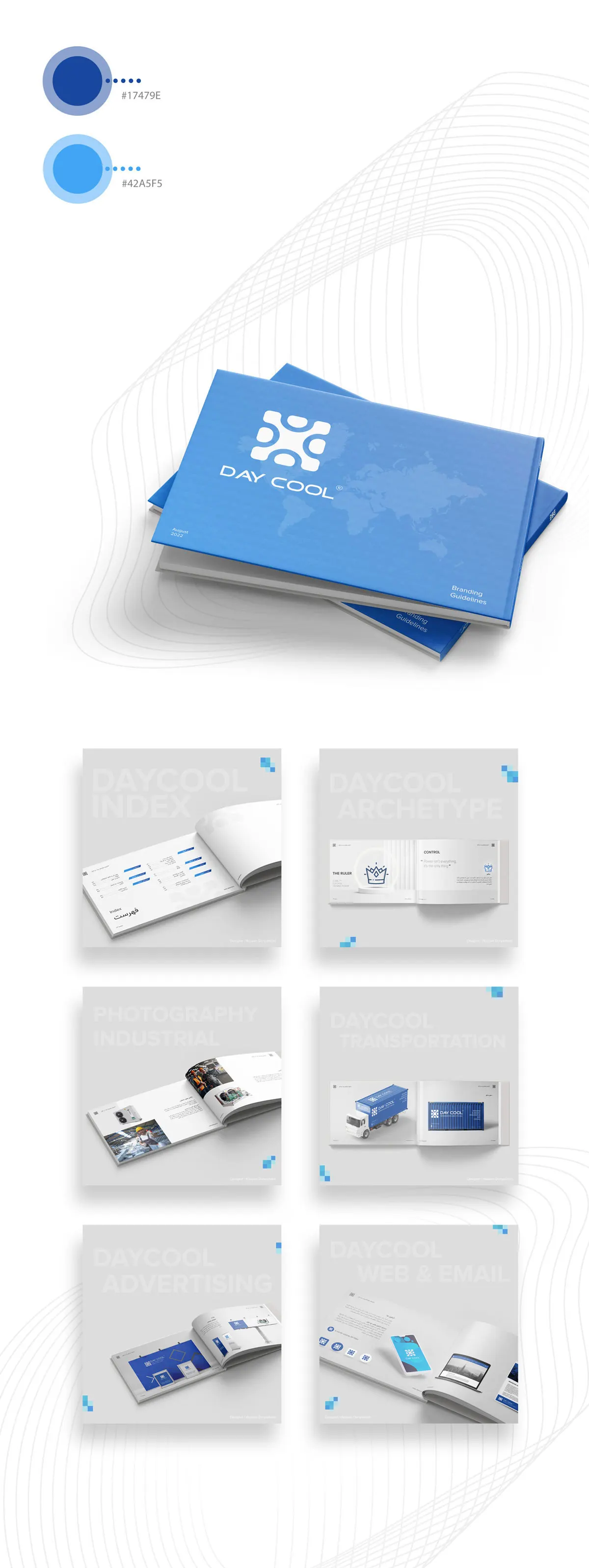 Day Cool Company brand book design | Hossein Donyadideh
