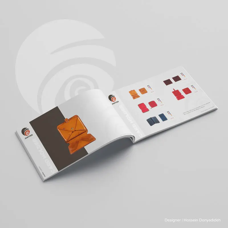 Jupiter Company product catalog design | Hossein Donyadideh