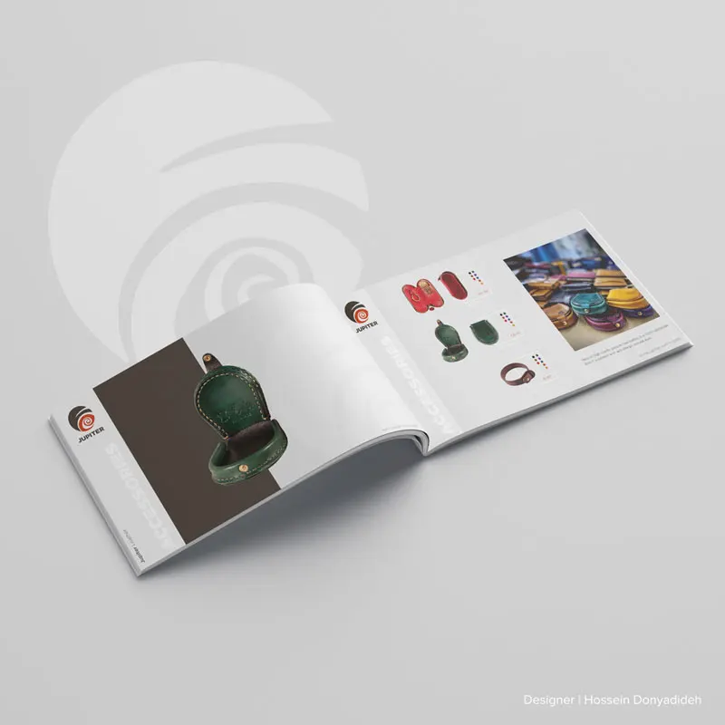 Jupiter Company product catalog design | Hossein Donyadideh
