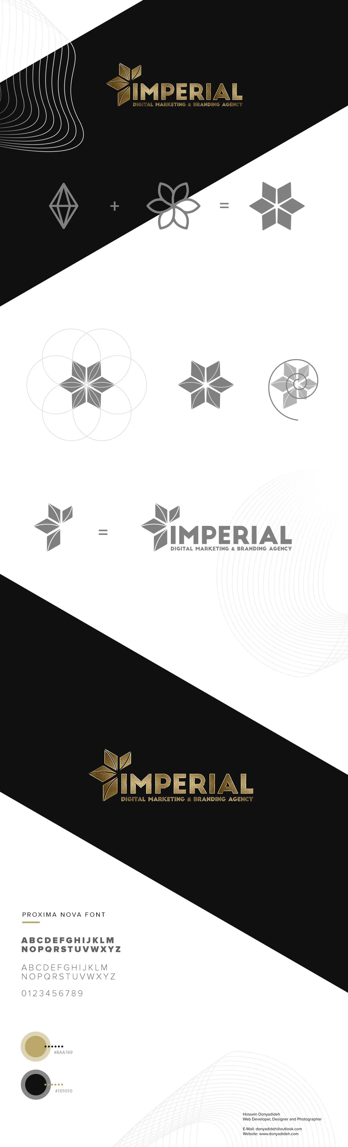 logo design for Imperial Brand  | Hossein Donyadideh