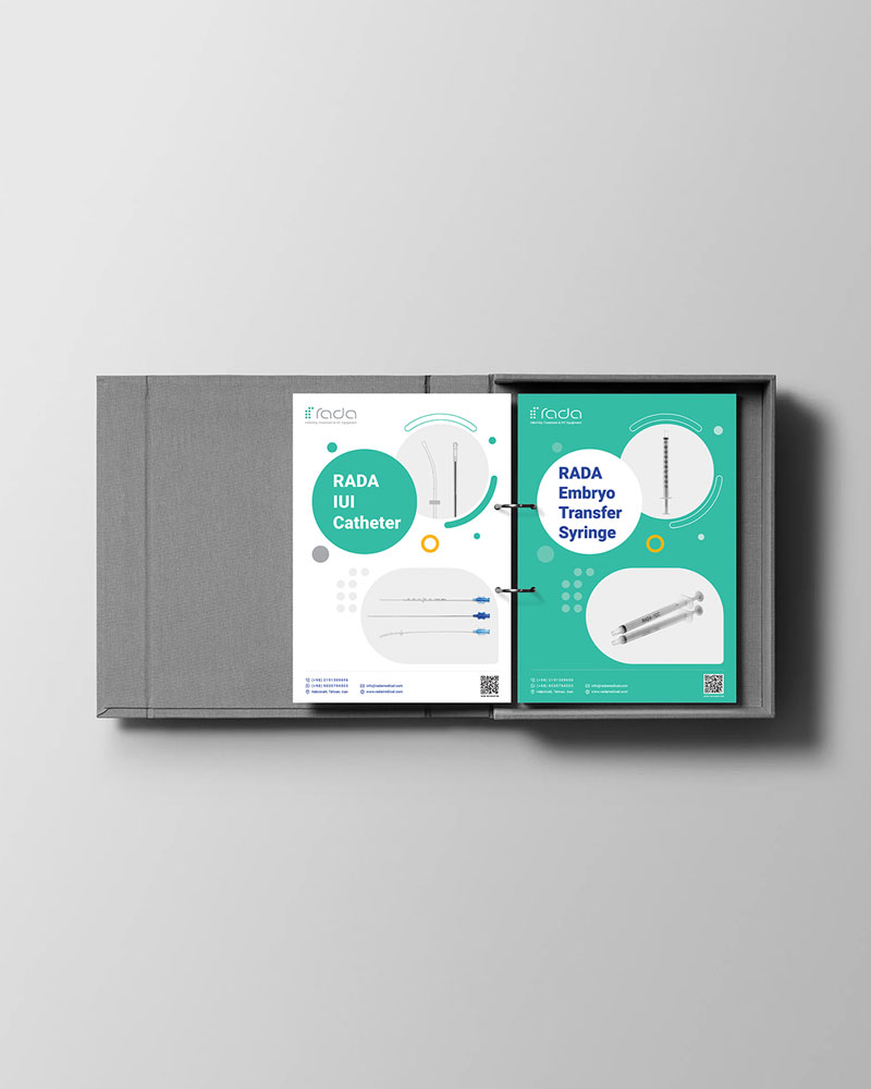 Rada Medical Company Graphic Design | Hossein Donyadideh