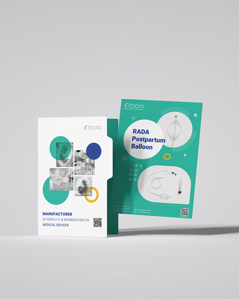 Rada Medical Company Graphic Design | Hossein Donyadideh