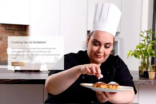 Elaci Culinary Institute website development | Hossein Donyadideh