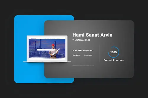 Hami Sanat Arvin online store development | Hossein Donyadideh