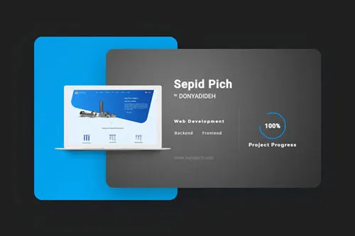 Sepid Pich Company website development | Hossein Donyadideh