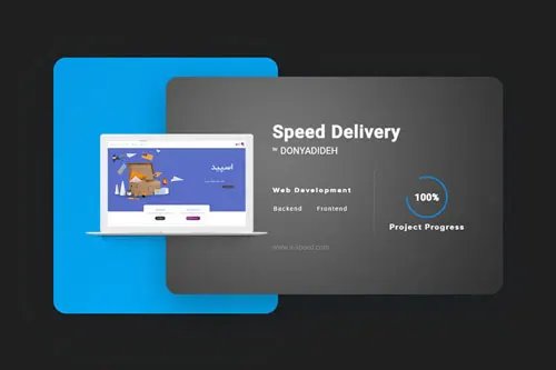 Speed Delivery website development | Hossein Donyadideh