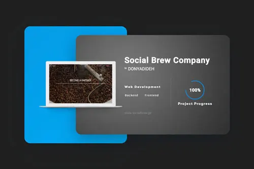 Social Brew Company برنامه نویسی و طراحی وب سایت | حسین دنیادیده