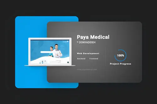 Paya Medical web application development | Hossein Donyadideh