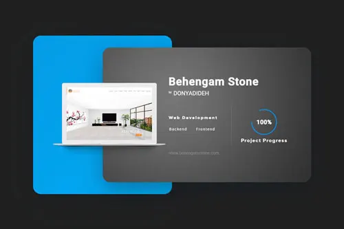 Behengam Stone online store development | Hossein Donyadideh