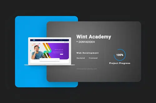 Wint Academy web application development | Hossein Donyadideh