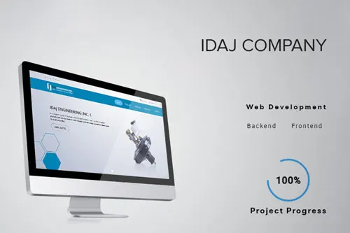 Idaj Company website development | Hossein Donyadideh