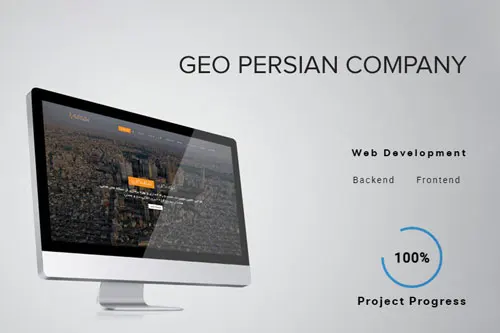 Geo Persian Company website development | Hossein Donyadideh