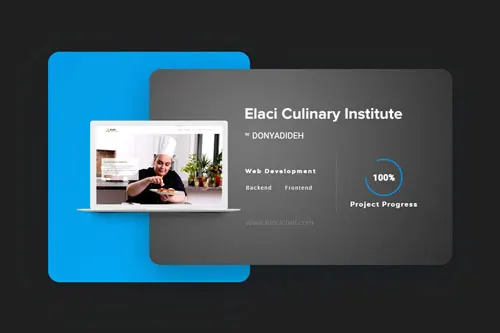 Elaci Culinary Institute website development | Hossein Donyadideh