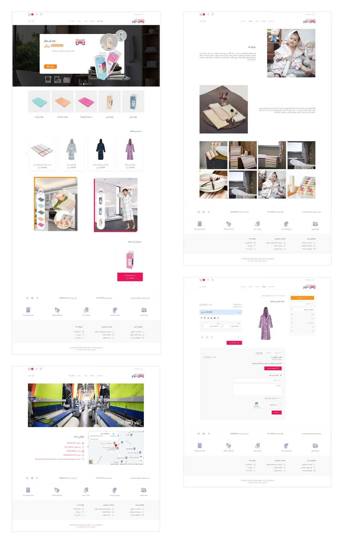 Lenoko Company online store development | Hossein Donyadideh