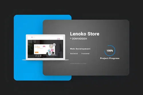 Lenoko Company online store development | Hossein Donyadideh