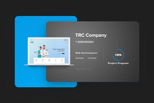 Tissue Regeneration Corporation website and online store development | Hossein Donyadideh