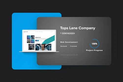 TOPS LANE Company website development and online catalog | Hossein Donyadideh