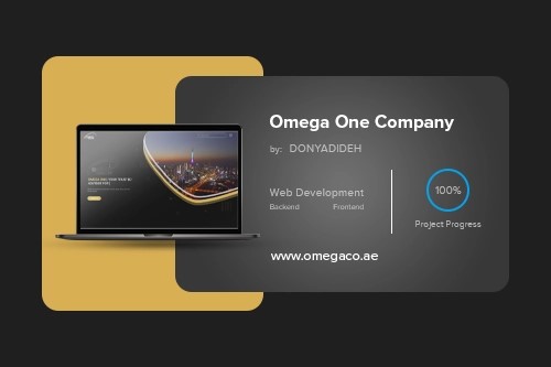 Omega One Company website development and online catalog | Hossein Donyadideh
