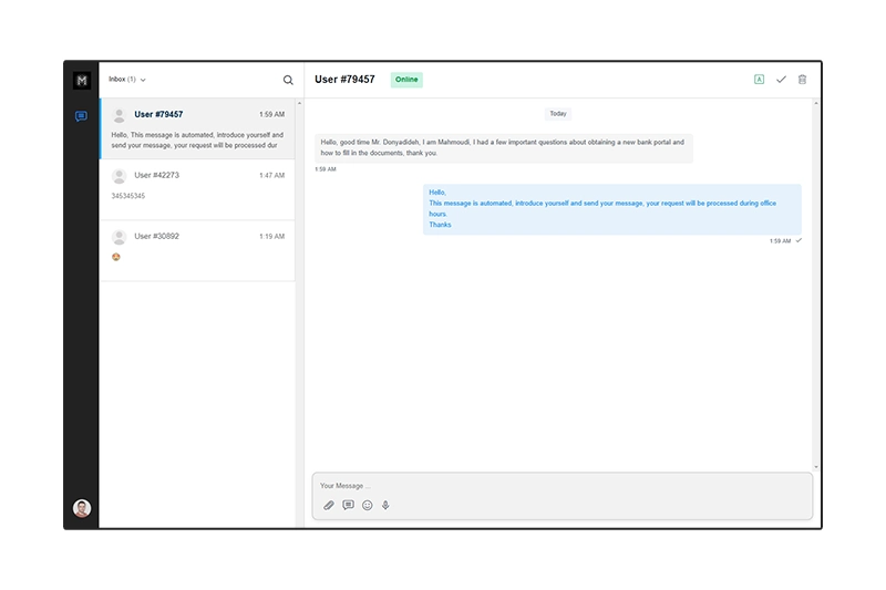 MaxChat | Hossein Donyadideh