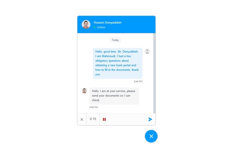 MaxChat | Hossein Donyadideh