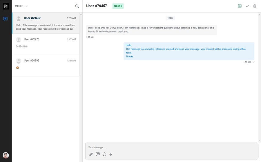 MaxChat | Hossein Donyadideh