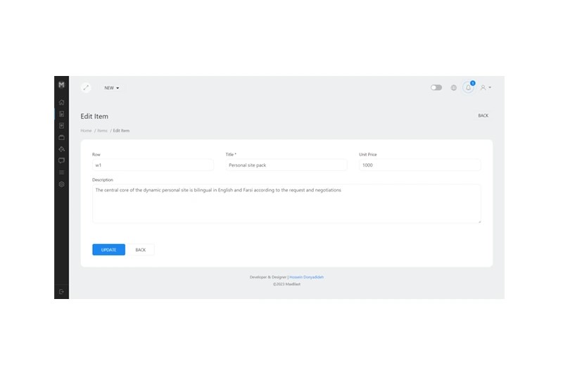 MaxInvoice | Hossein Donyadideh