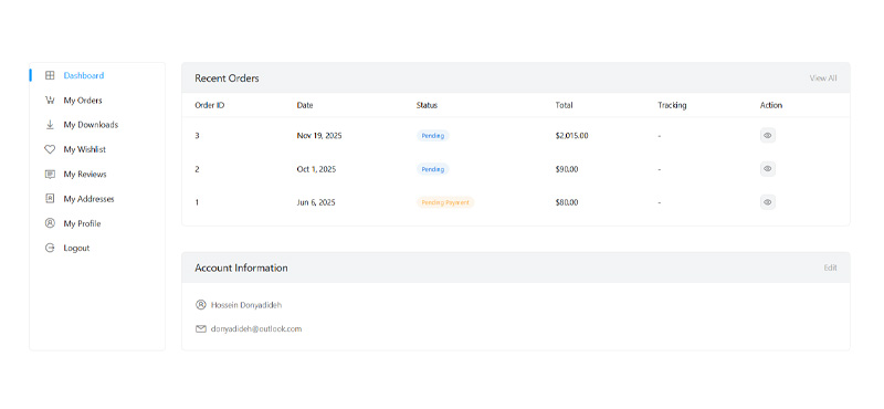 MaxShop | Hossein Donyadideh