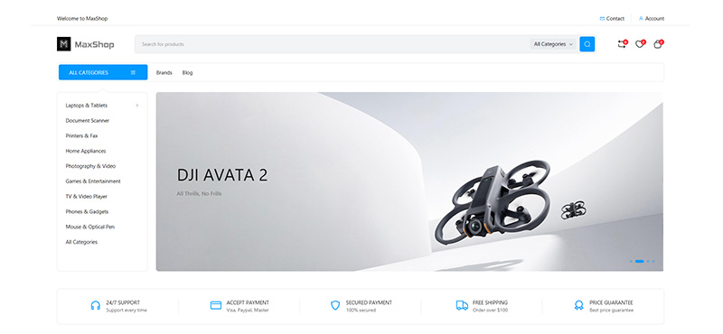 MaxShop | Hossein Donyadideh